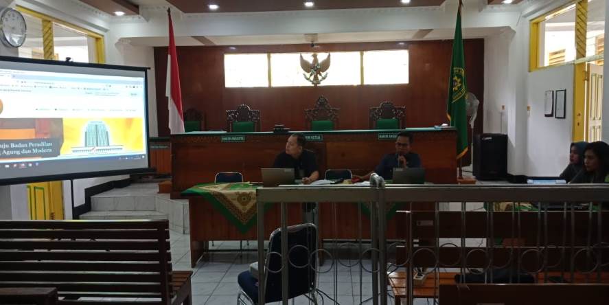 Sosialisasi Tata cara Pelaksanaan Tanda Tangan Elektronik pada Aplikasi E-Court